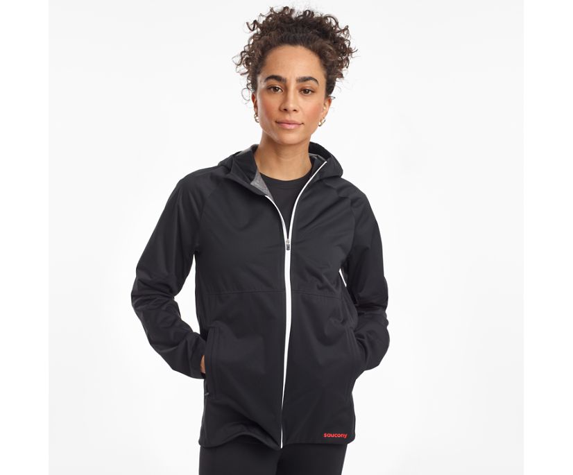 Women\'s Saucony Drizzle 2.0 Jackets Black | Singapore 270PJJQ